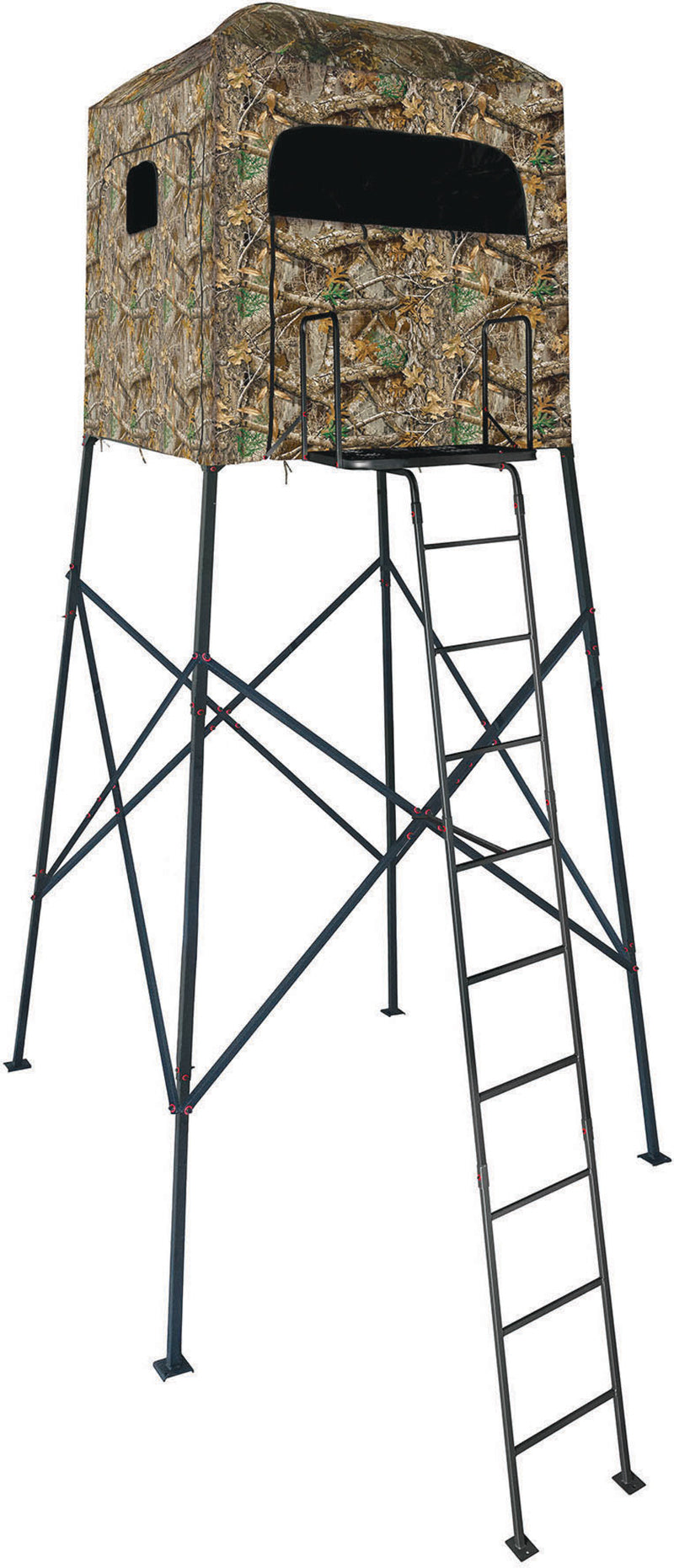 Ol' Man Outdoors Ol' Man Outdoors Quad Pod With Blind 12Ft Fortress Deluxe