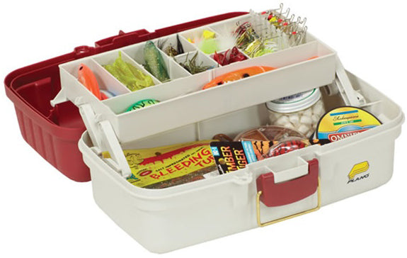 Plano 1-Tray Tackle Box 14 X 8.25 X 8In Brwn/Wht