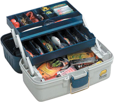 Plano 2-Tray Tackle Box 15 X 8.25 X 8In Blue/Wht