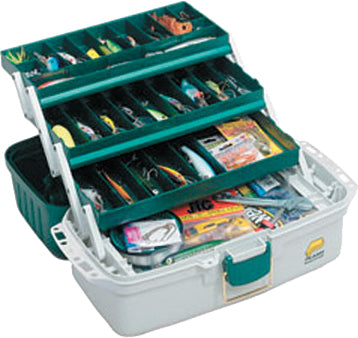 Plano 3-Tray Tackle Box 16 X 9 X 8.5In Green/Wht