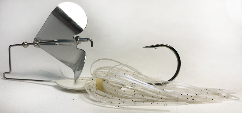 Prototype Lures Guerilla Buzzbait 1/2Oz S/Bld-White
