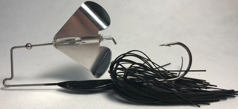 Prototype Lures Guerilla Buzzbait 1/2Oz S/Bld-Black