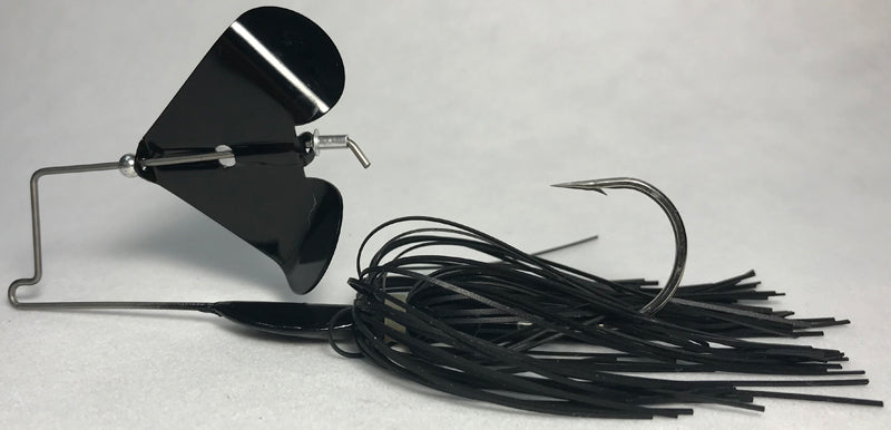 Prototype Lures Guerilla Buzzbait 1/2Oz B/Bld-Black