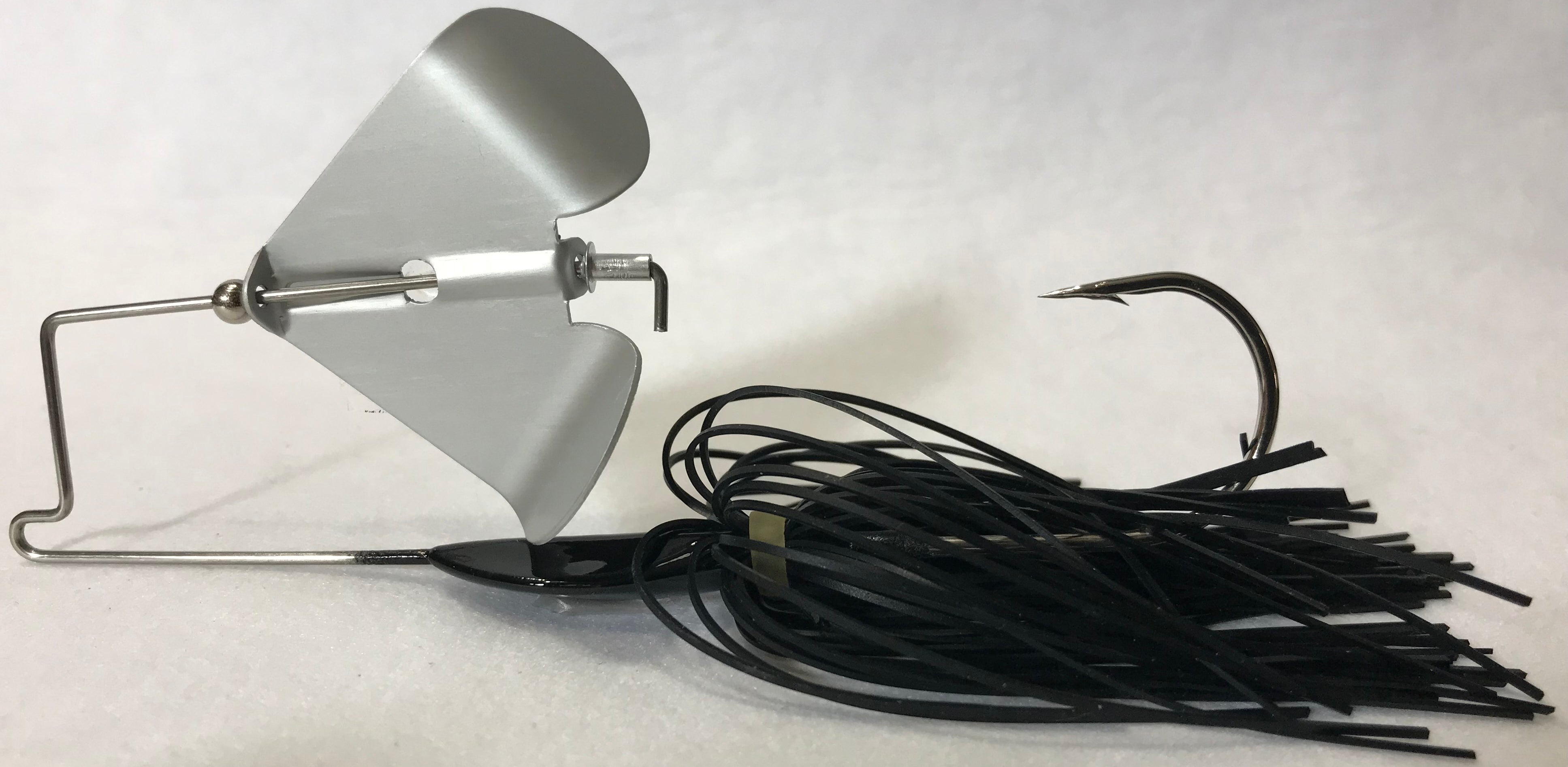 Prototype Lures Guerilla Buzzbait 1/2Oz Mn/Bld-White