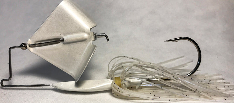 Prototype Lures Guerilla Buzzbait 1/4Oz W/Bld-White