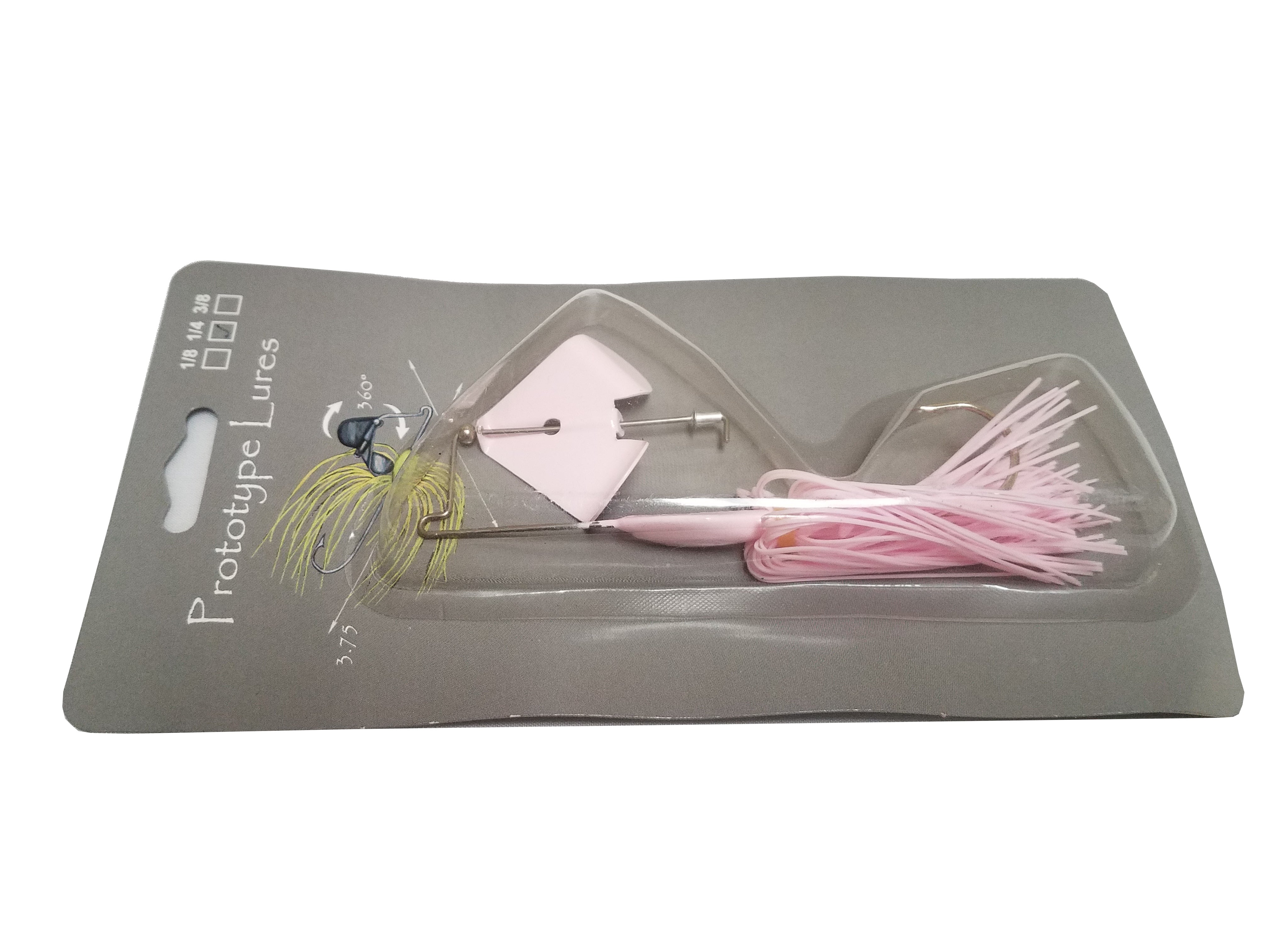 Prototype Lures Guerilla Buzzbait 1/4Oz Bg/Bld-Bubble Gum