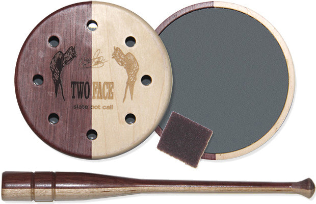 Pittman Turkey Pot Call Two Face Slate