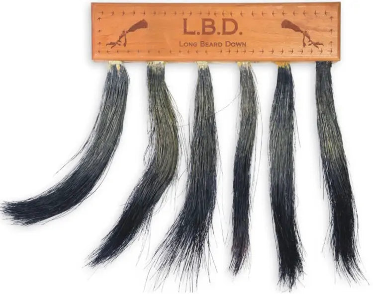 Pittman Turkey Beard Display Holds Turkey Beards