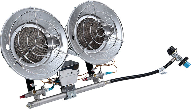 Pinnacle Double Tank Top Heater Remington 32,000Btu Lpg