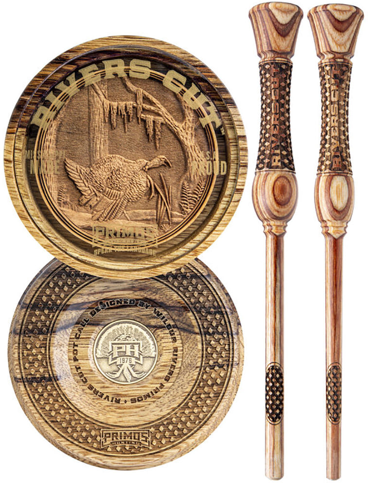 Primos Turkey Pot Friction Call Rivers Cut