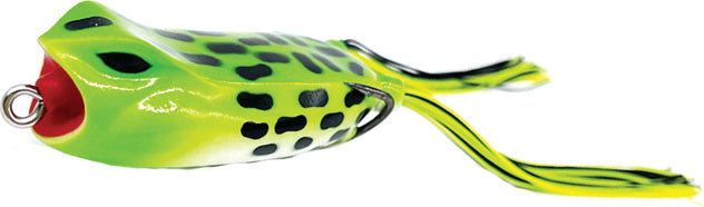 Prototype Lures Smasher Pro Popper Frog 2.5In 1/2Oz Greenie