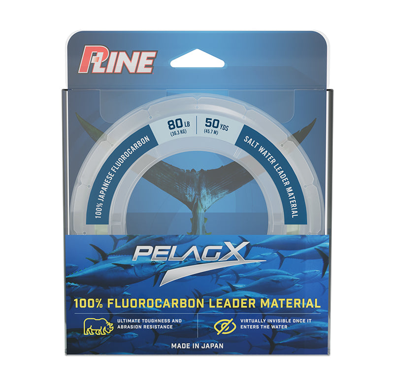 P-Line Palegx Fluorocarbon 80Lb 50Yd Wrist Spool