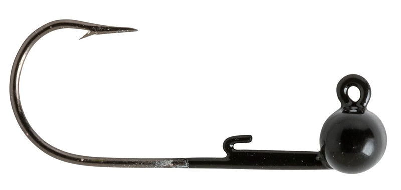 Rebel Lures Keg Head Jighead 1/16Oz 3Pk Black