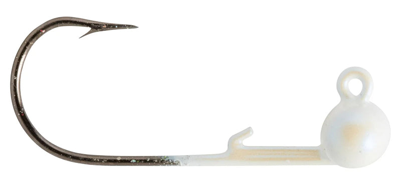 Rebel Lures Keg Head Jighead 1/16Oz 3Pk Pearl