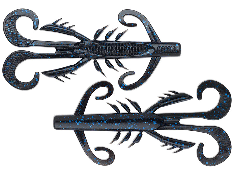 Rapala Crush City Hedgehog 4In 6Pk Blk Blue Flk