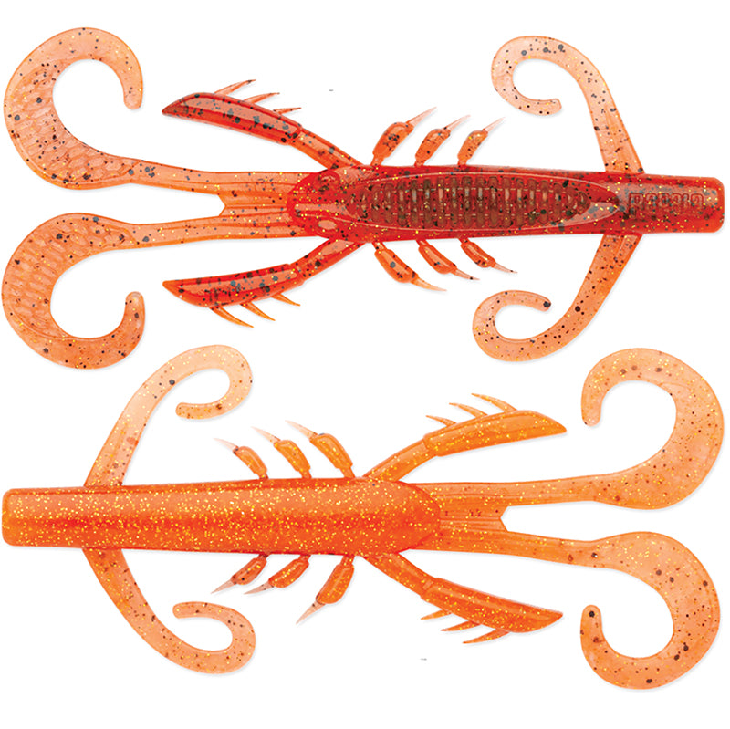 Rapala Crush City Hedgehog 4In 6Pk Red Craw