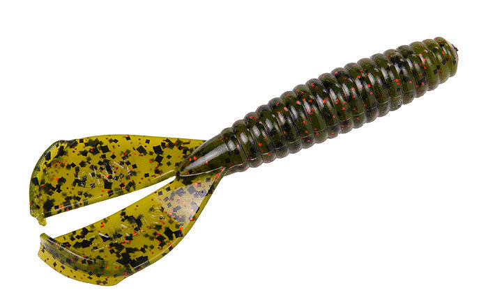 Strike King Rage Tail Menace Grub 4In 8Bg Watermelon Red