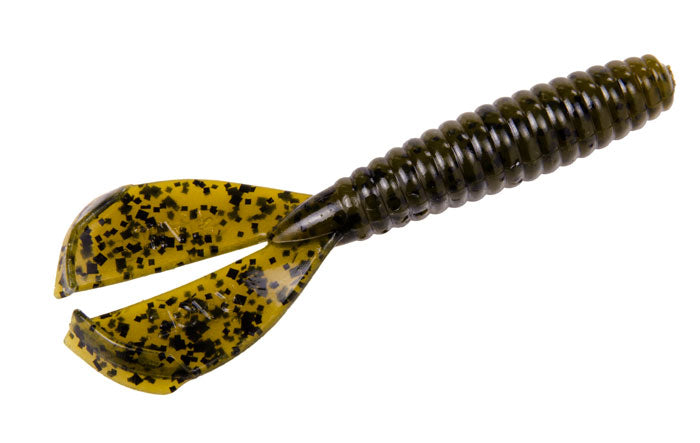 Strike King Rage Tail Menace Grub 4In 8Bg Green Pumpkin