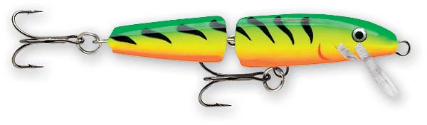 Rapala Jointed Floating Minnow 3.5In 1/4Oz Fire Tiger
