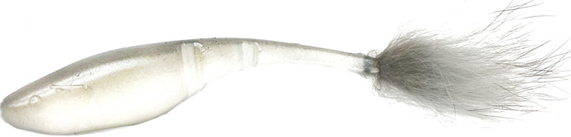 Rabid Baits Rab-Shad 6In 4Pk Silver Ghost