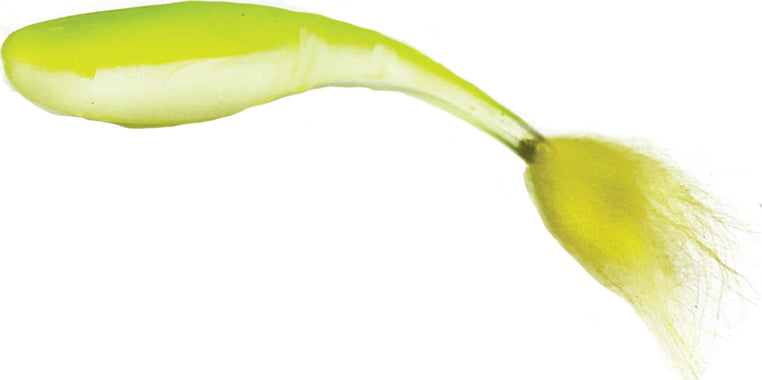 Rabid Baits Rab-Shad 6In 4Pk Chartreuse