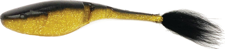 Rabid Baits Rab-Shad 6In 4Pk Gold Digger