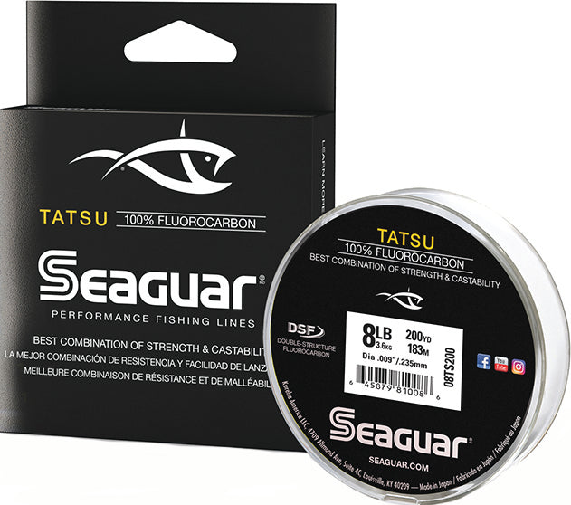 Seaguar Tatsu Fluoro Line Clear 8Lb 200Yd