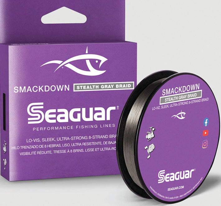 Seaguar Smackdown Braid Line Stealth Gray 10Lb 300Yd