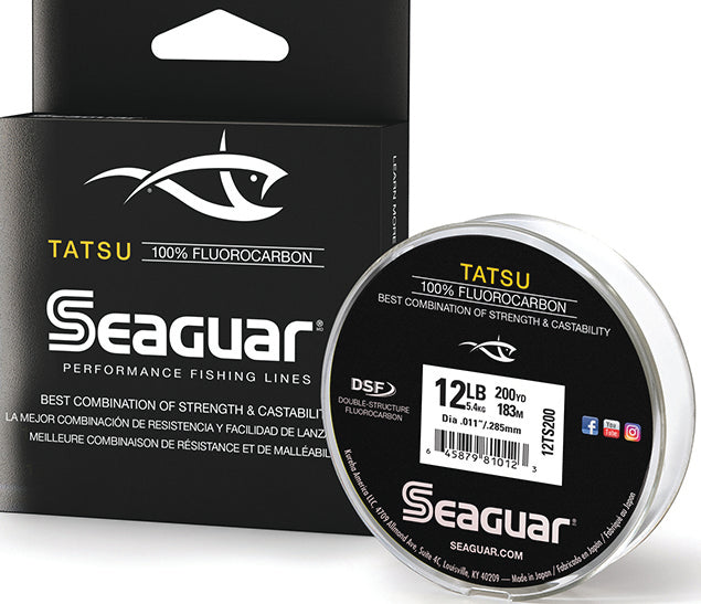 Seaguar Tatsu Fluoro Line Clear 12Lb 200Yd