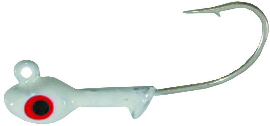 Sea Striker Got Cha Grub Jighead 1/4Oz 8Pk White