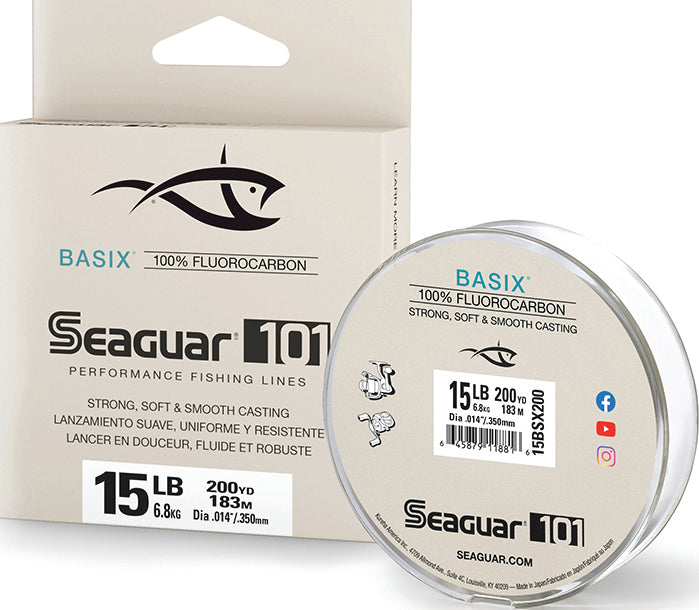 Seaguar 101 Basix Fluoro Line Fluoro Clear 15Lb 200Yd