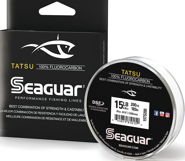Seaguar Tatsu Fluoro Line Clear 15Lb 200Yd