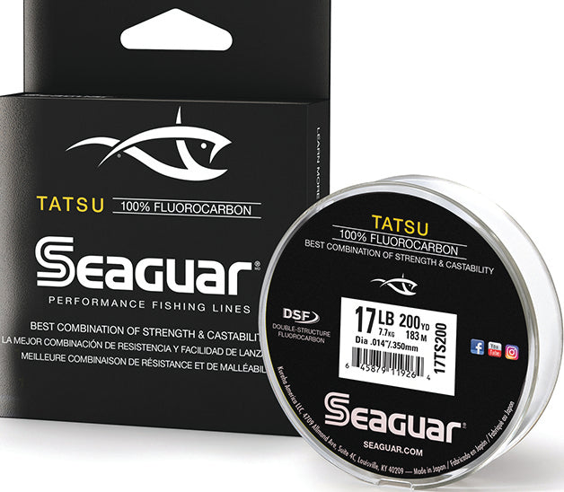 Seaguar Tatsu Fluoro Line Clear 17Lb 200Yd