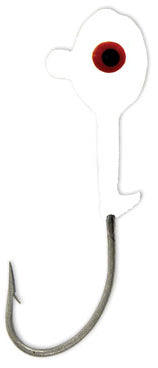 Sea Striker Got Cha Grub Jighead 1/8Oz 10Pk White