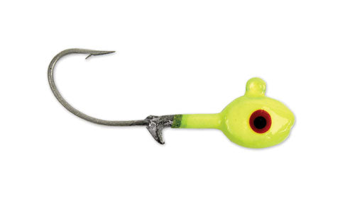 Sea Striker Got Cha Grub Jighead 1/8Oz 10Pk Chartreuse