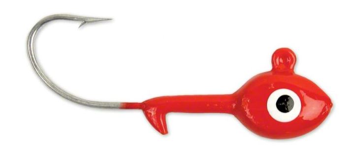 Sea Striker Got Cha Grub Jighead 1/8Oz 10Pk Red