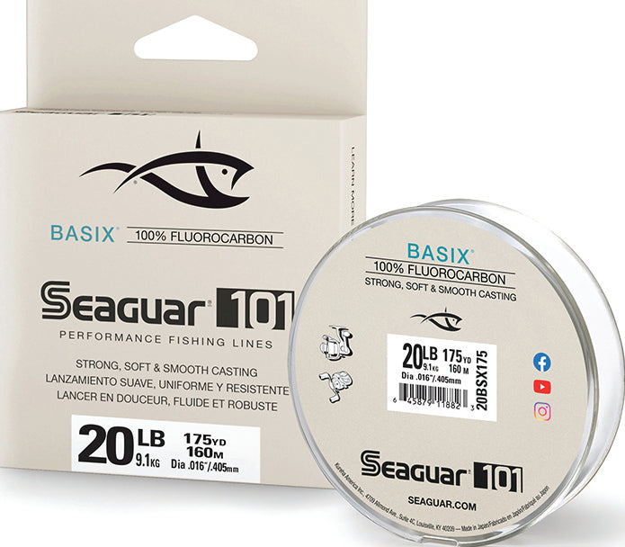 Seaguar 101 Basix Fluoro Line Fluoro Clear 20Lb 175Yd