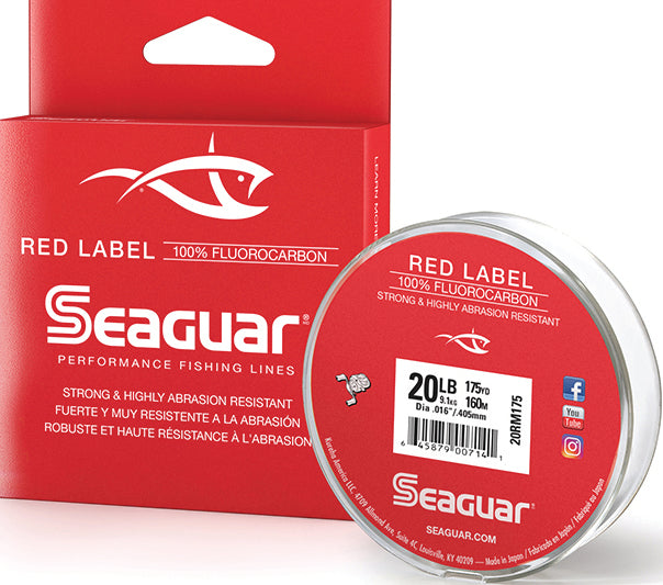 Seaguar Red Label Fluoro Line Fluoro Clear 20Lb 175Yd