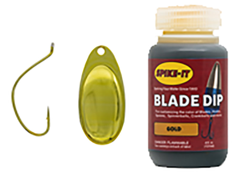 Spike-It Blade Dip Lacquer Dye 4Oz Gold