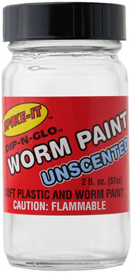 Spike-It Dip-N-Glo Worm Paint 2Oz Unscented-White