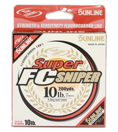 Sunline Super Sniper Fluoro Line Natural Clear 14Lb 200Yd