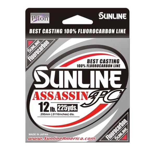 Sunline Assassin Fluorocarb Line Clear 17Lb 225Yd