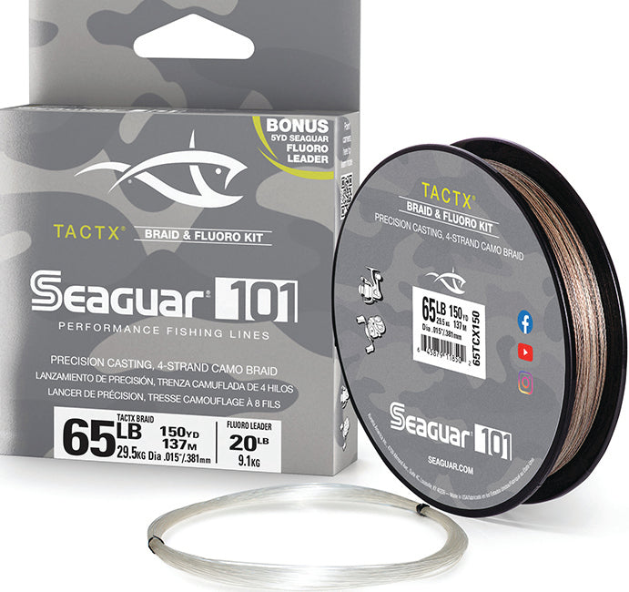 Seaguar 101 Tactx Braid Line Camo 65Lb 150Yd