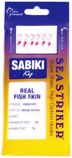 Sea Striker Deluxe Sabiki Rig Hage-Kawa Red Bead Sz6