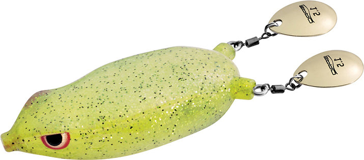 Spro Bronzeye Blade Frog 65 5/8Oz Yellow Sparkle