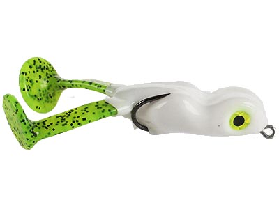 Scumfrog Big Foot Frog 3/8Oz White/Chart Legs