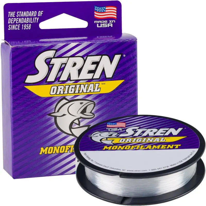 Stren Original Mono Line Clear/Blu Fl 10Lb 2400Yd