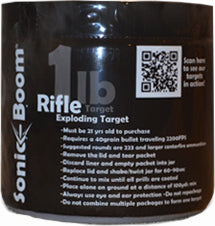 Sonic Boom Exploding Target 1Lb Rifle