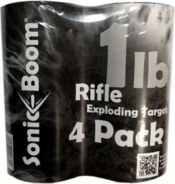 Sonic Boom Exploding Target 1Lb Rifle 4Pk