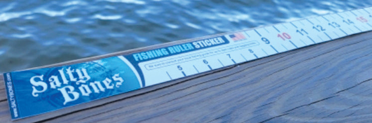 Salty Bones Fishing Ruler 1.5In X 36In Vinyl